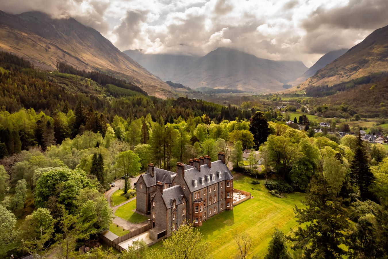 Glencoe House Aerial
