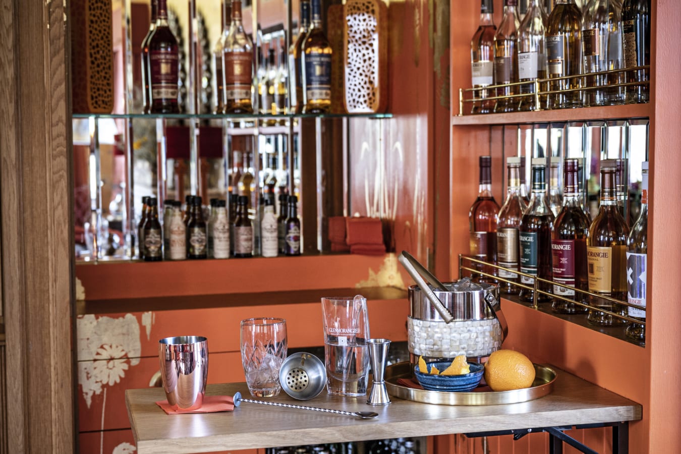 bar area