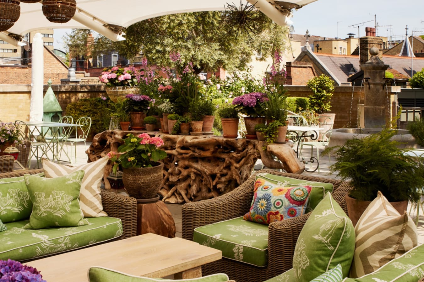 Outside seating area 