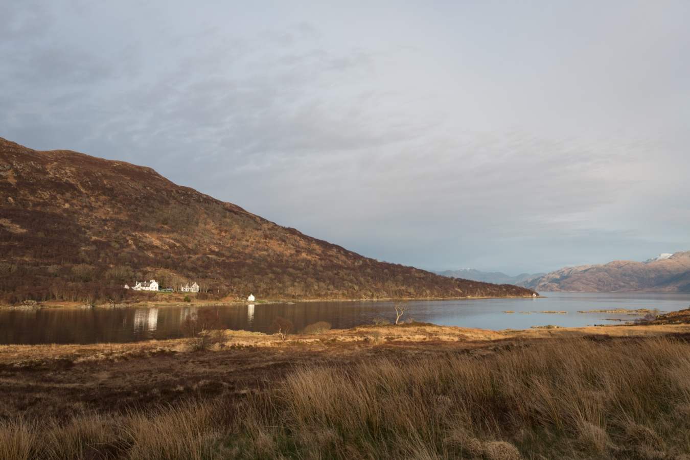 Exterior across the loch - Kinloch Lodge