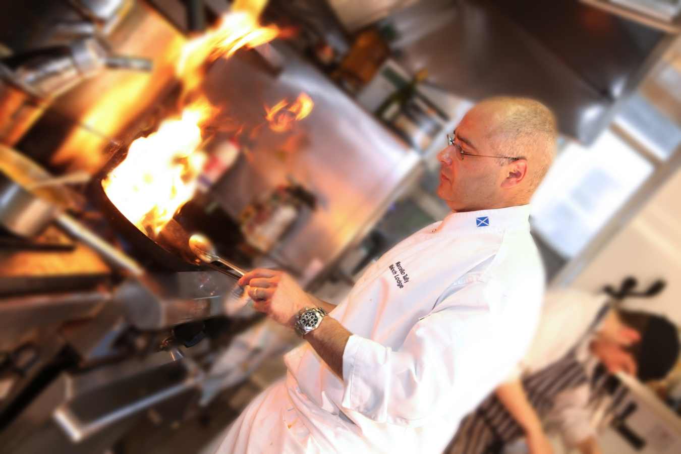 Marcello Tully cookery school - Kinloch Lodge