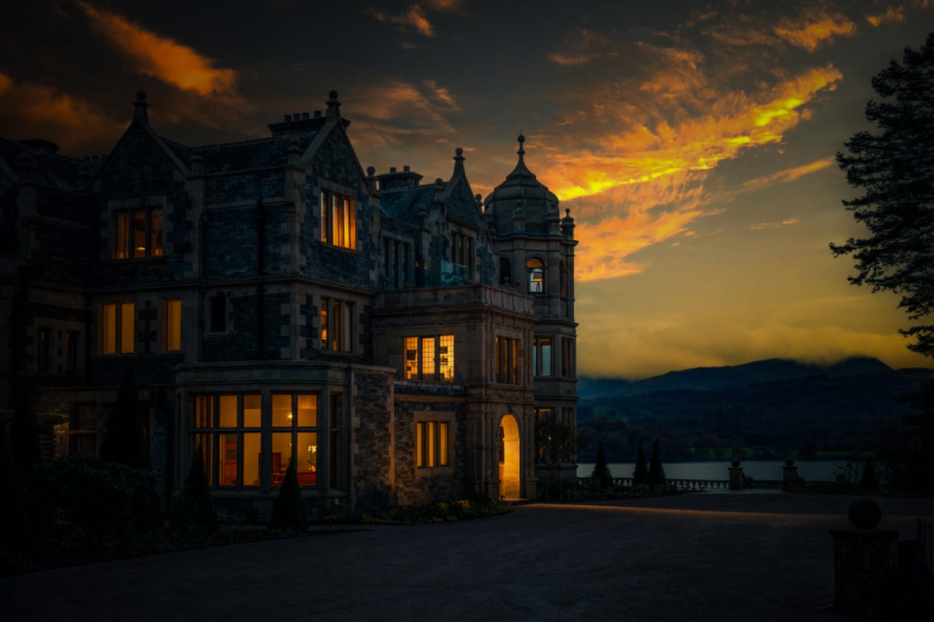 exterior night photo