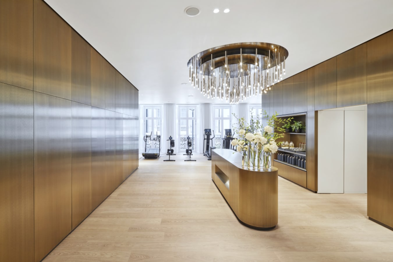 Gym reception 