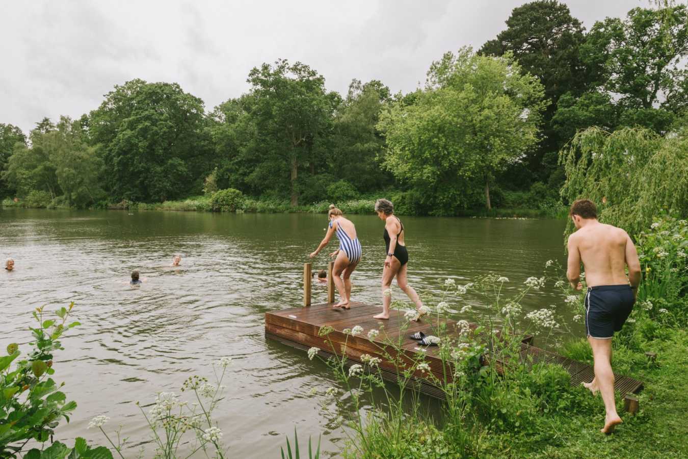 Swimming in nature