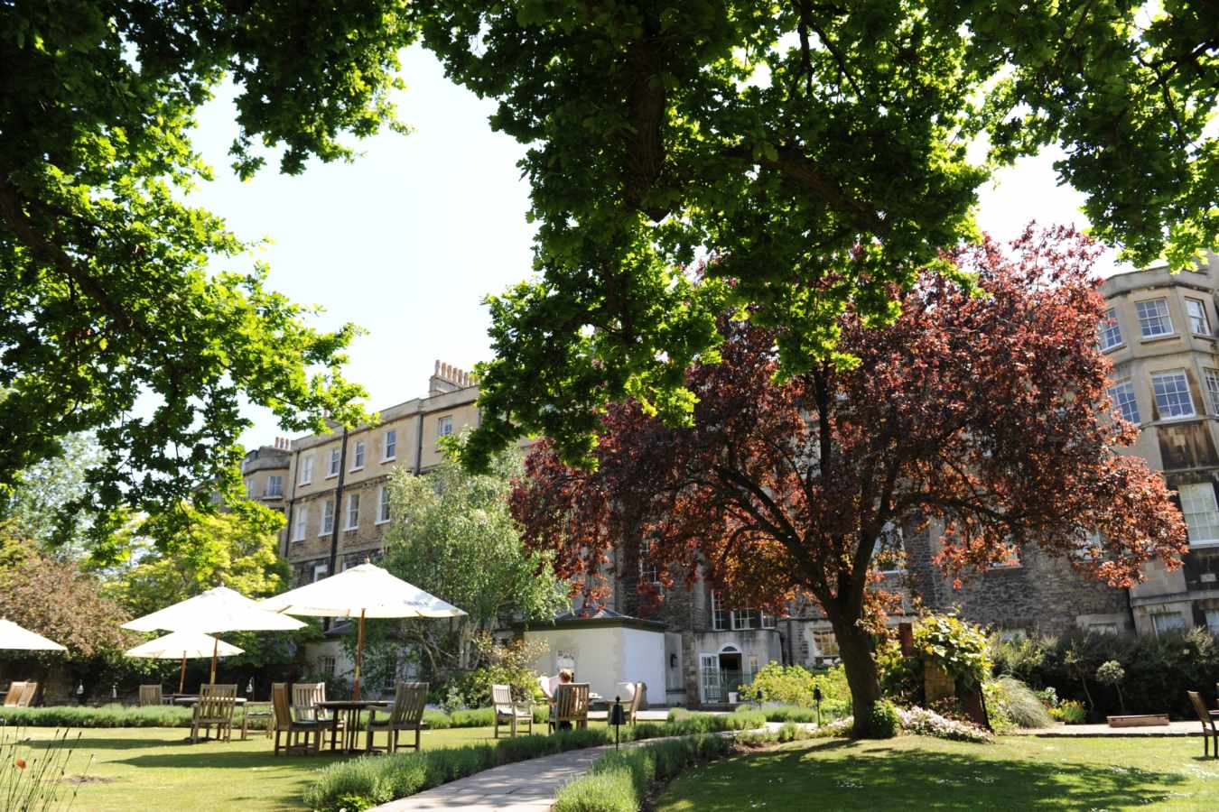 Hote exterior and gardens