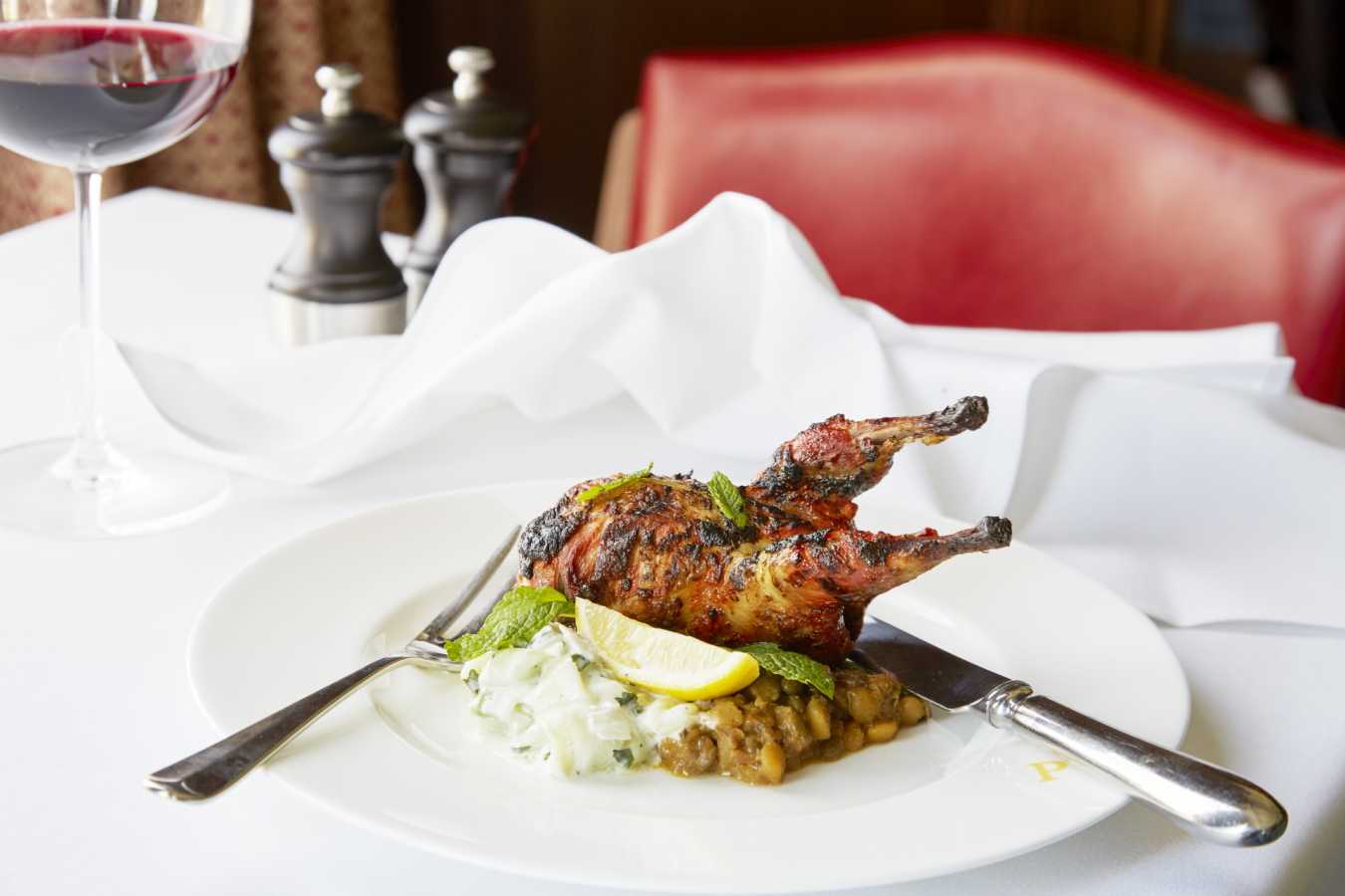 Roasted Norfolk Quail - University Arms Cambridge