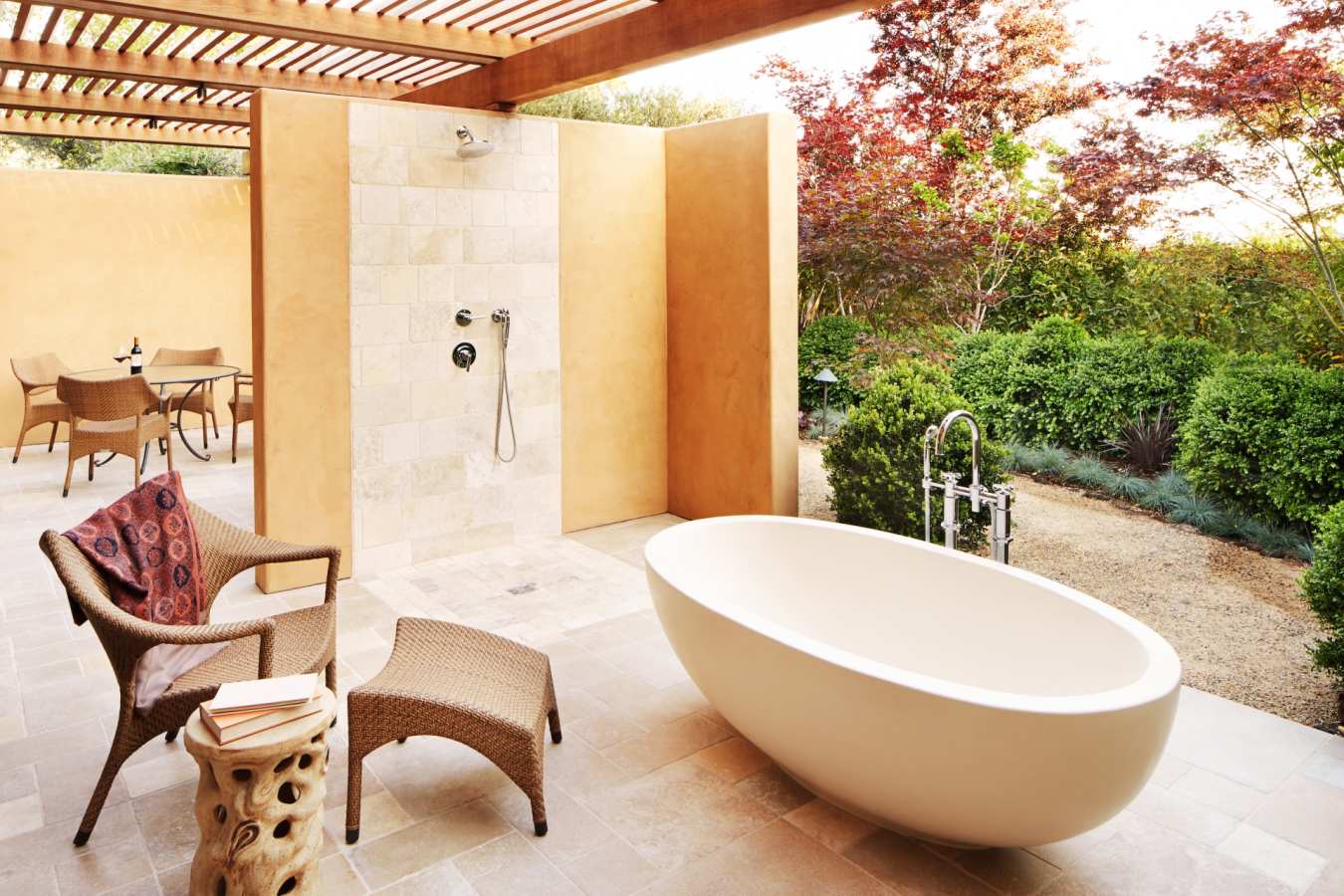 Outdoor Bath Tub - Auberge du Soleil