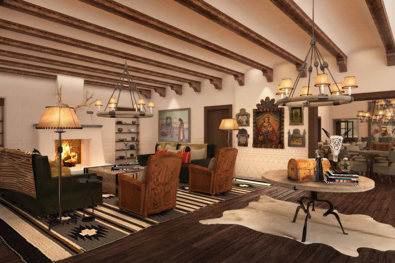 Indoor Lounge - Bishops Lodge 