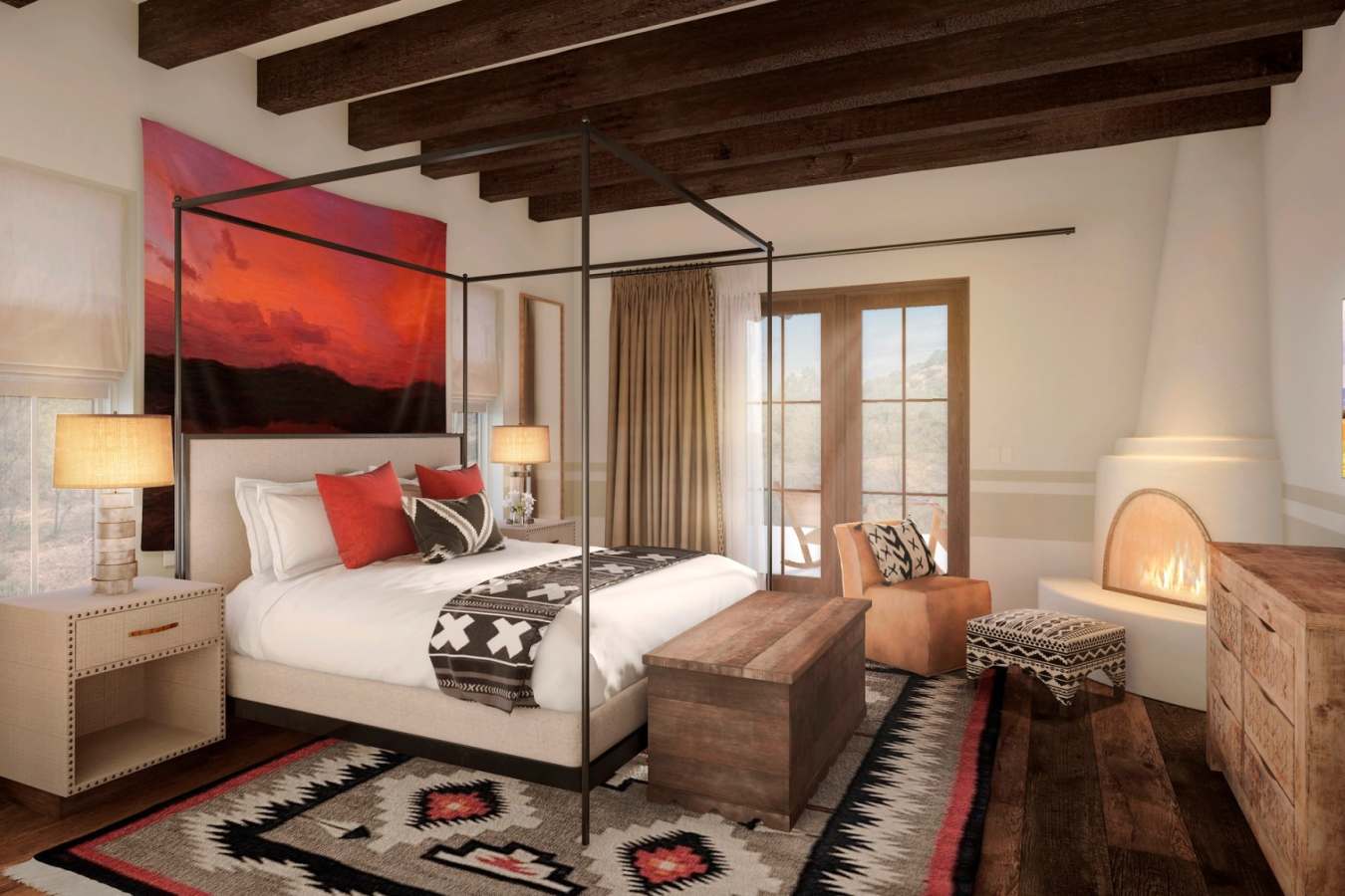 Bedroom Interiors - Bishops Lodge 