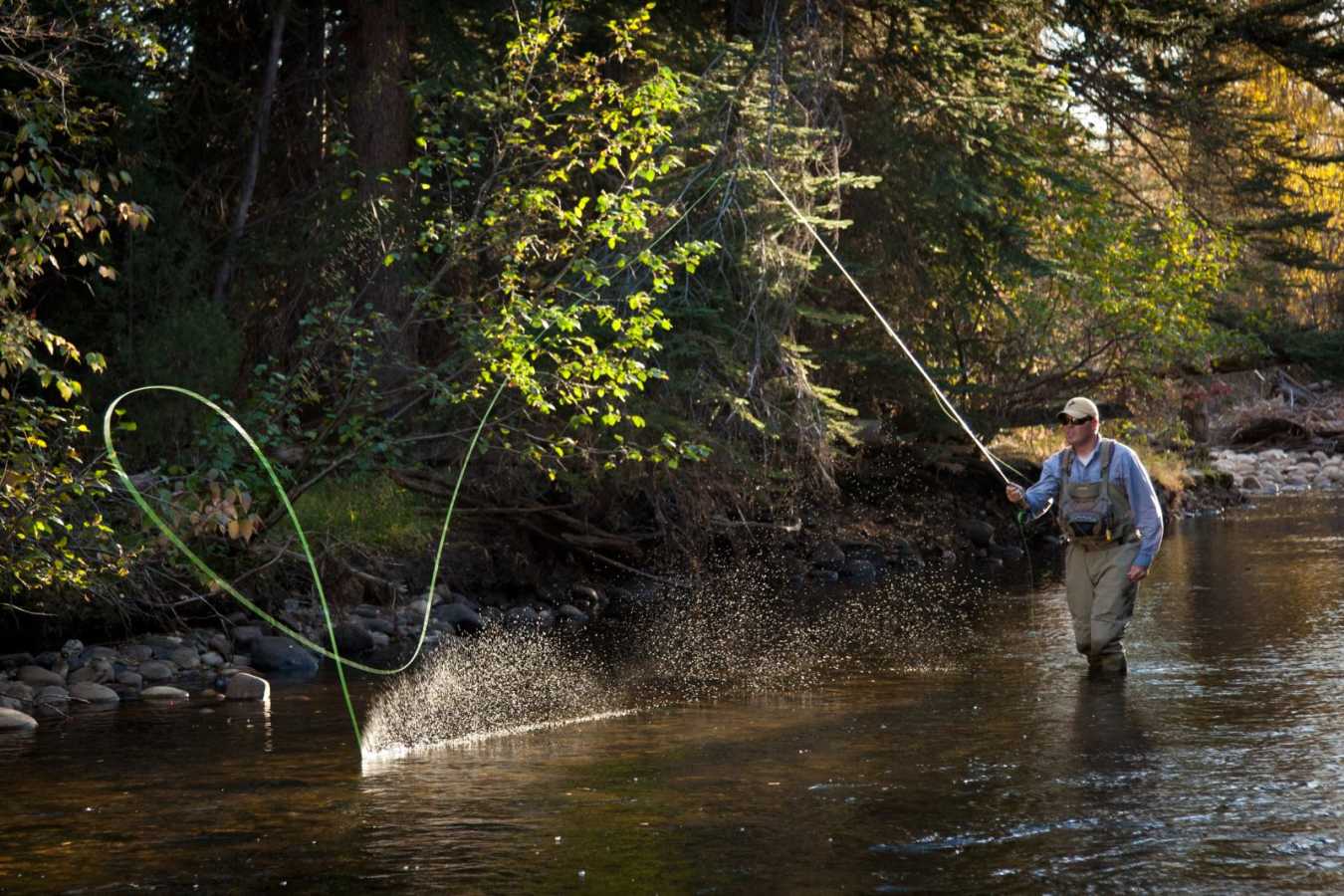 Fly fishing  - Brush Creek Ranch