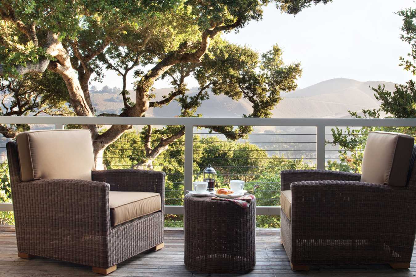 Coffee on the balcony  - Carmel Valley Ranch
