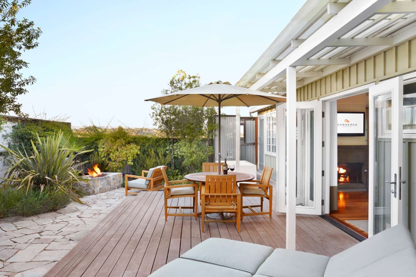 Harvest Suite Patio - Carneros Resort and Spa