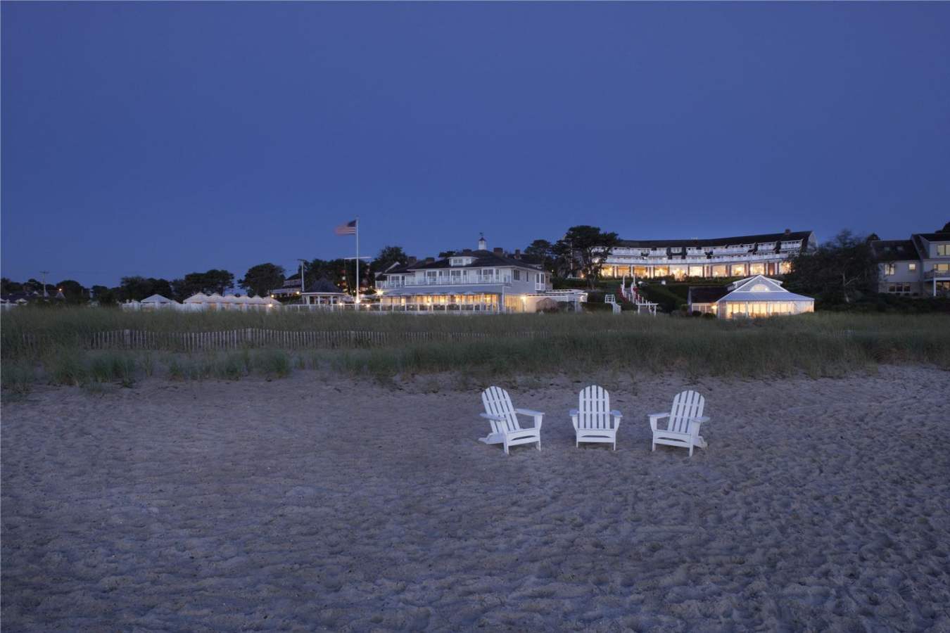 View from the beach - Chatham Bars Inn