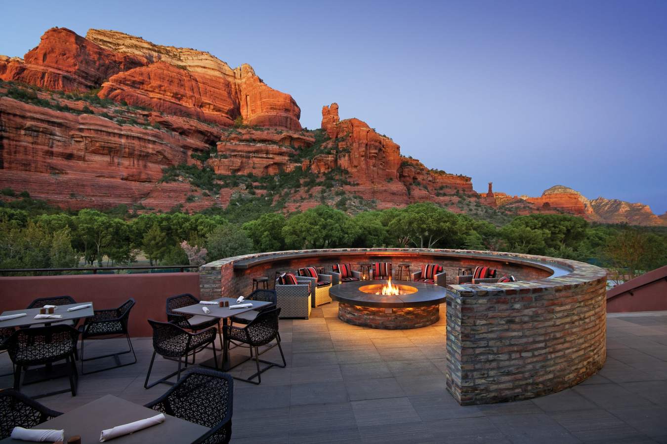 Outdoor seating - Enchantment Resort and Spa