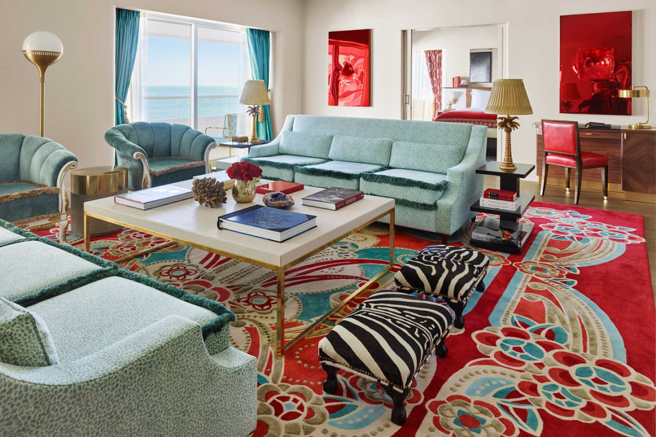 Saxony Suite living room - Faena Hotel Miami Beach
