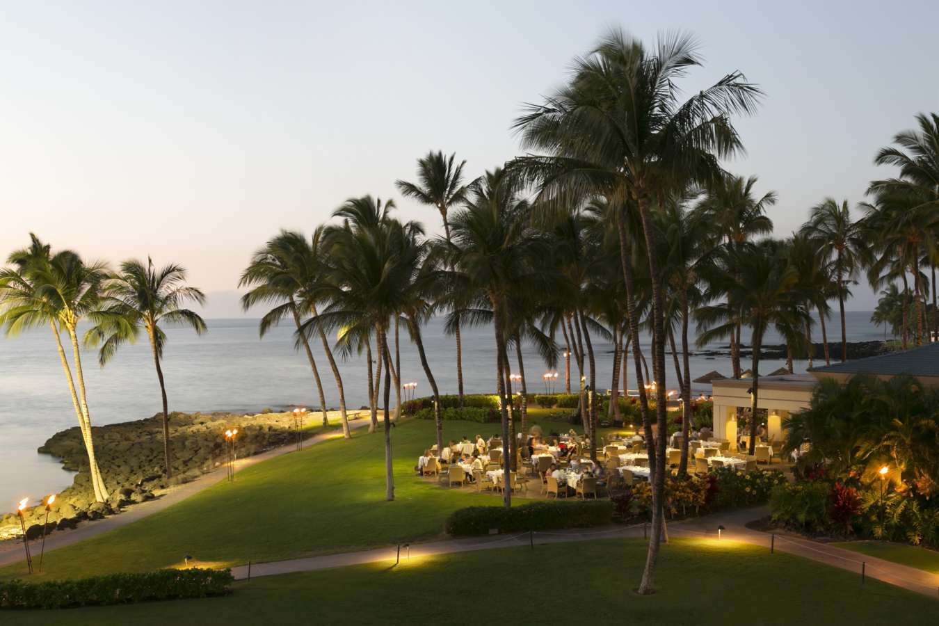 Evening views - Fairmont Orchid