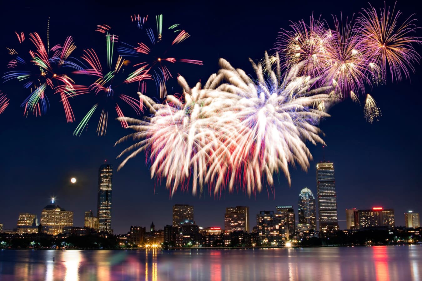 Fireworks over Boston - Four Seasons Boston