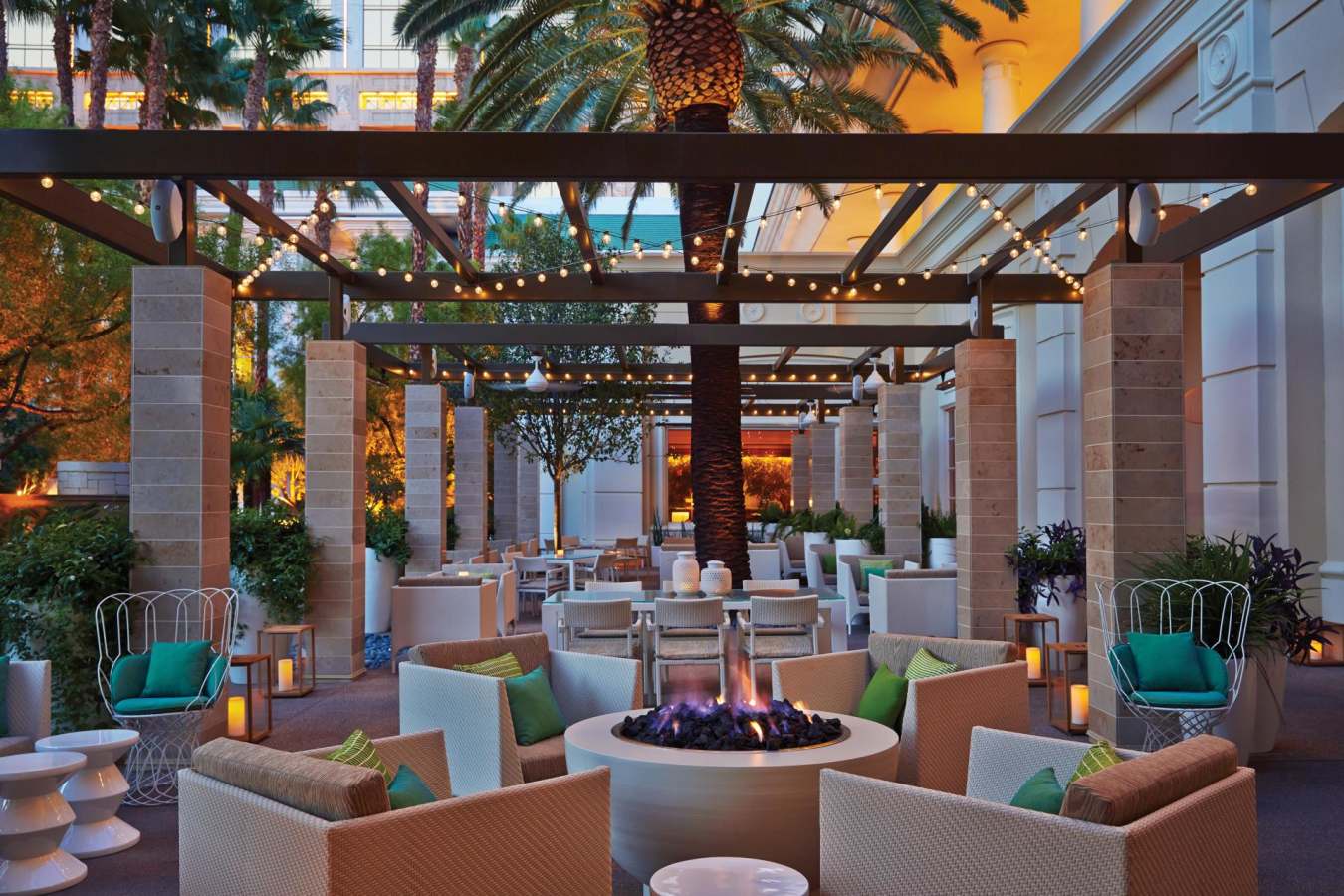 Al Fresco seating  - Four Seasons Las Vegas