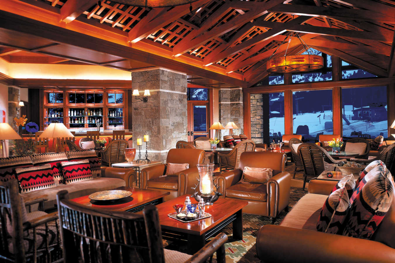 Lobby lounge - Four Seasons Jackson Hole