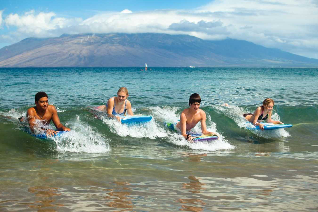 Boogie boarding - Four Seasons Maui at Wailea
