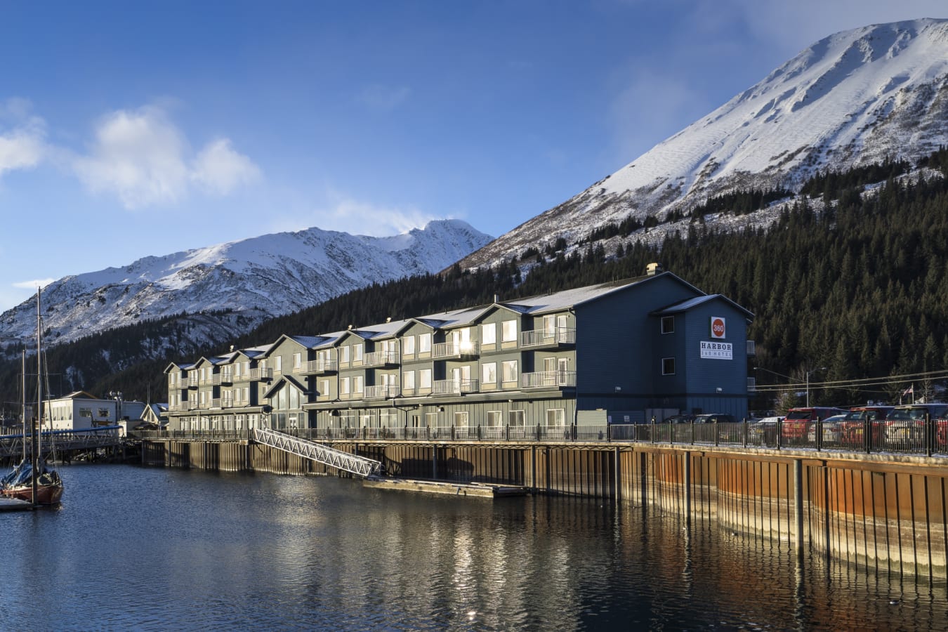 hotel in winter