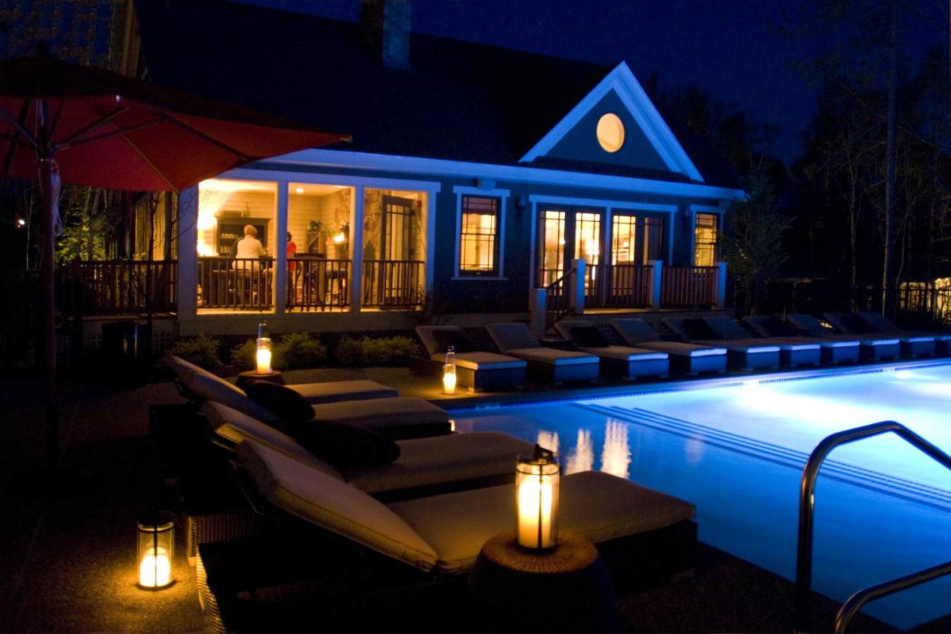 Pool at Night - Hidden Pond