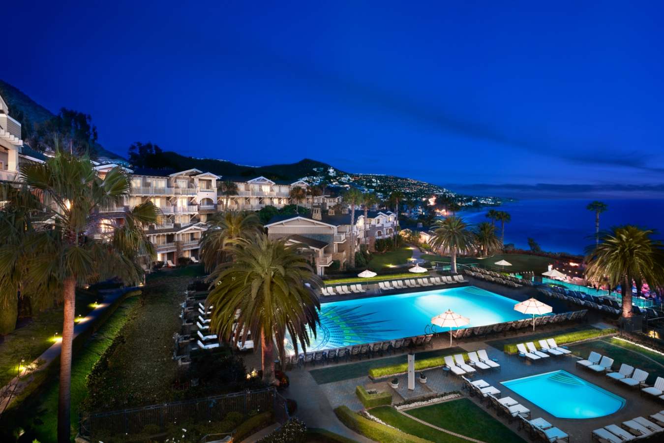 Resort at night
