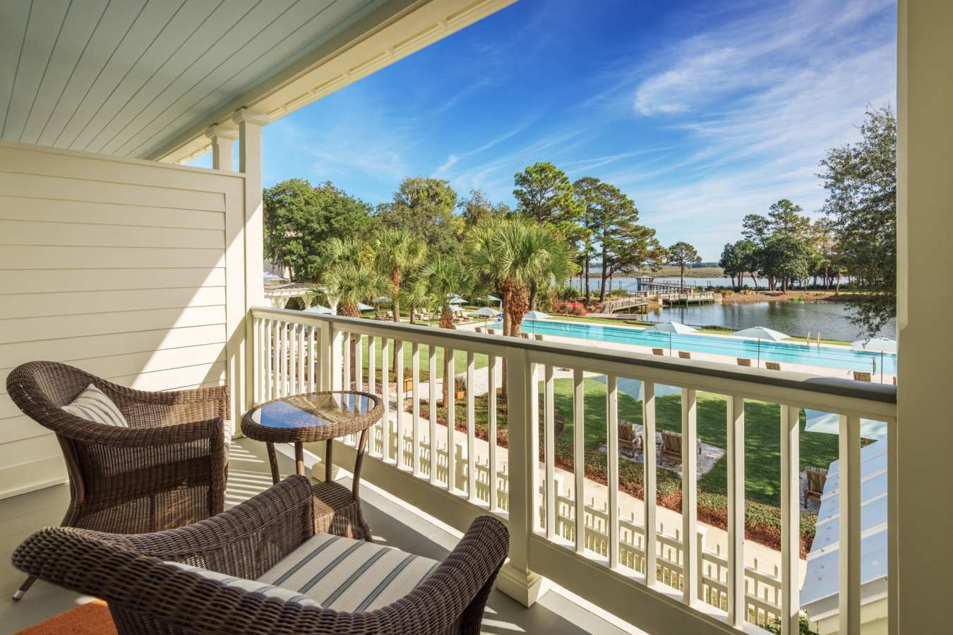 May River Guesthouse Balcony - Montage Palmetto Bluff