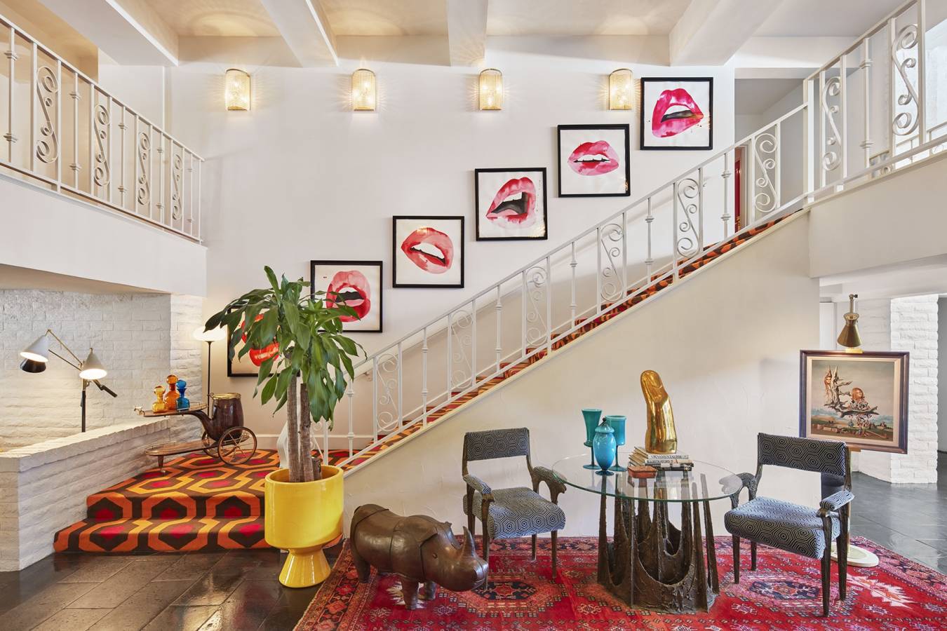 Lobby Staircase - Parker Palm Springs