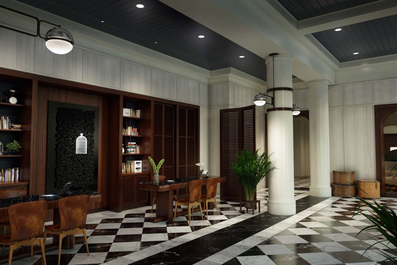 Lobby Entrance - Perry Lane Hotel