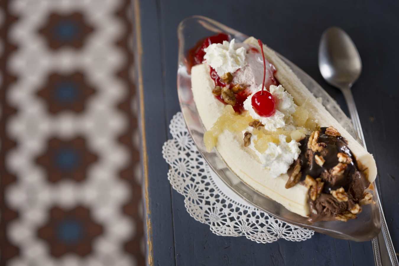 Banana Split at Leopold's - Perry Lane Hotel