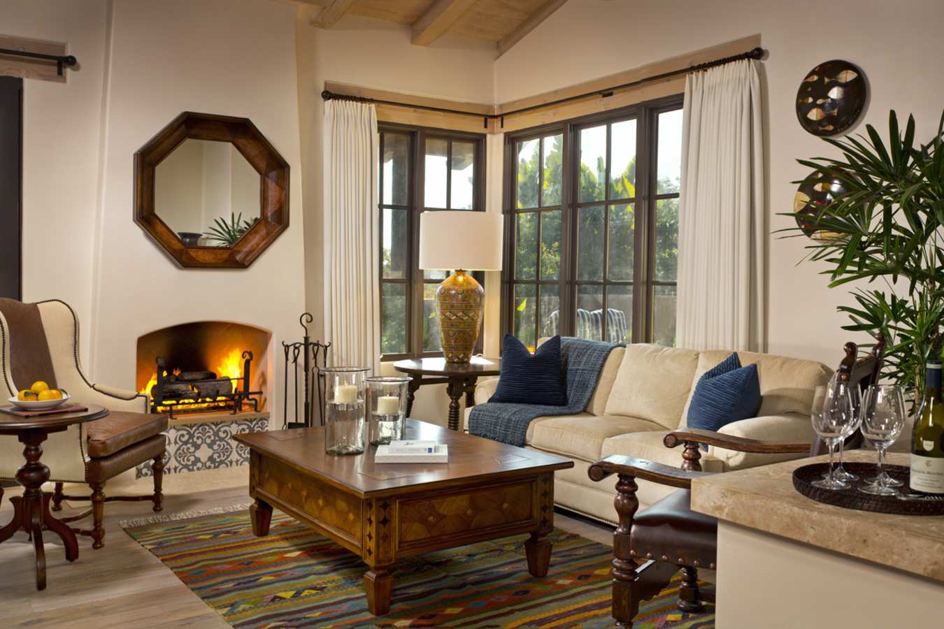 Casita Suite Living Room - Rancho Valencia