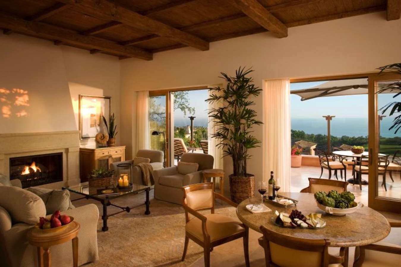 Villa Living Room - Resort at Pelican Hill