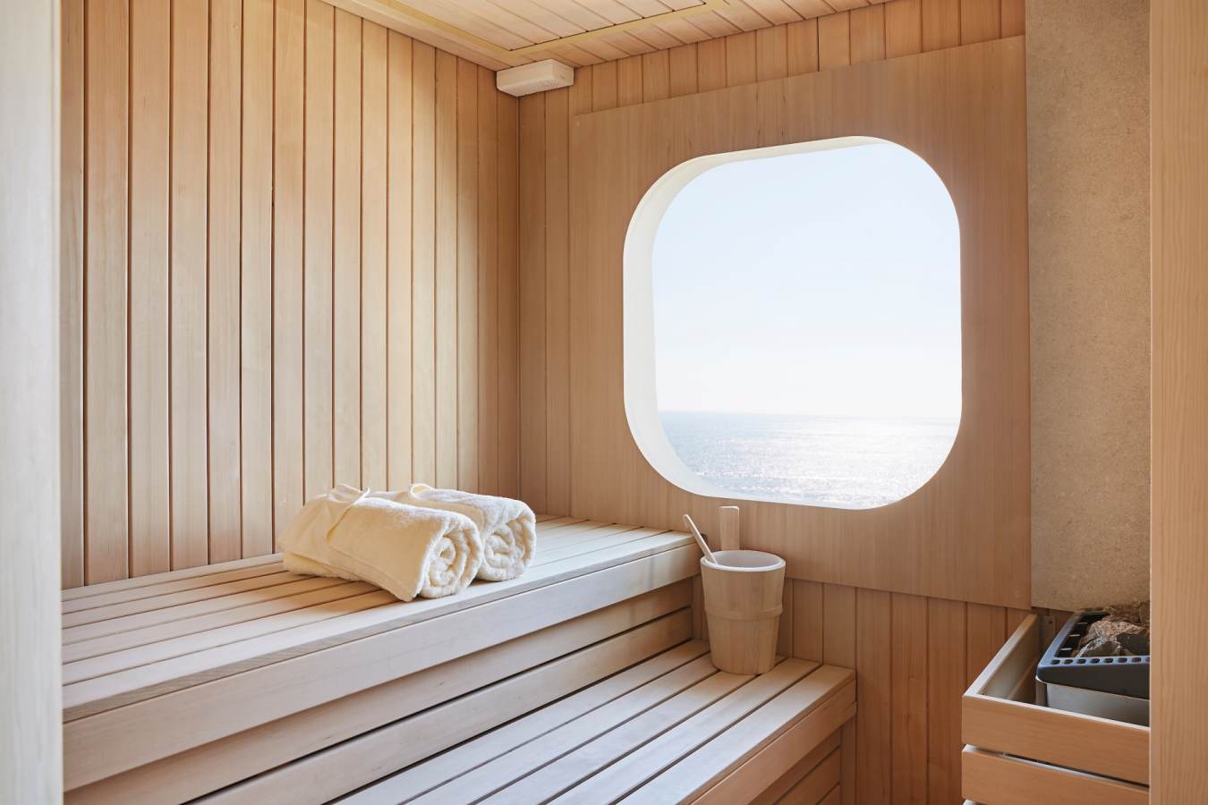 Sauna on board the Silver Muse