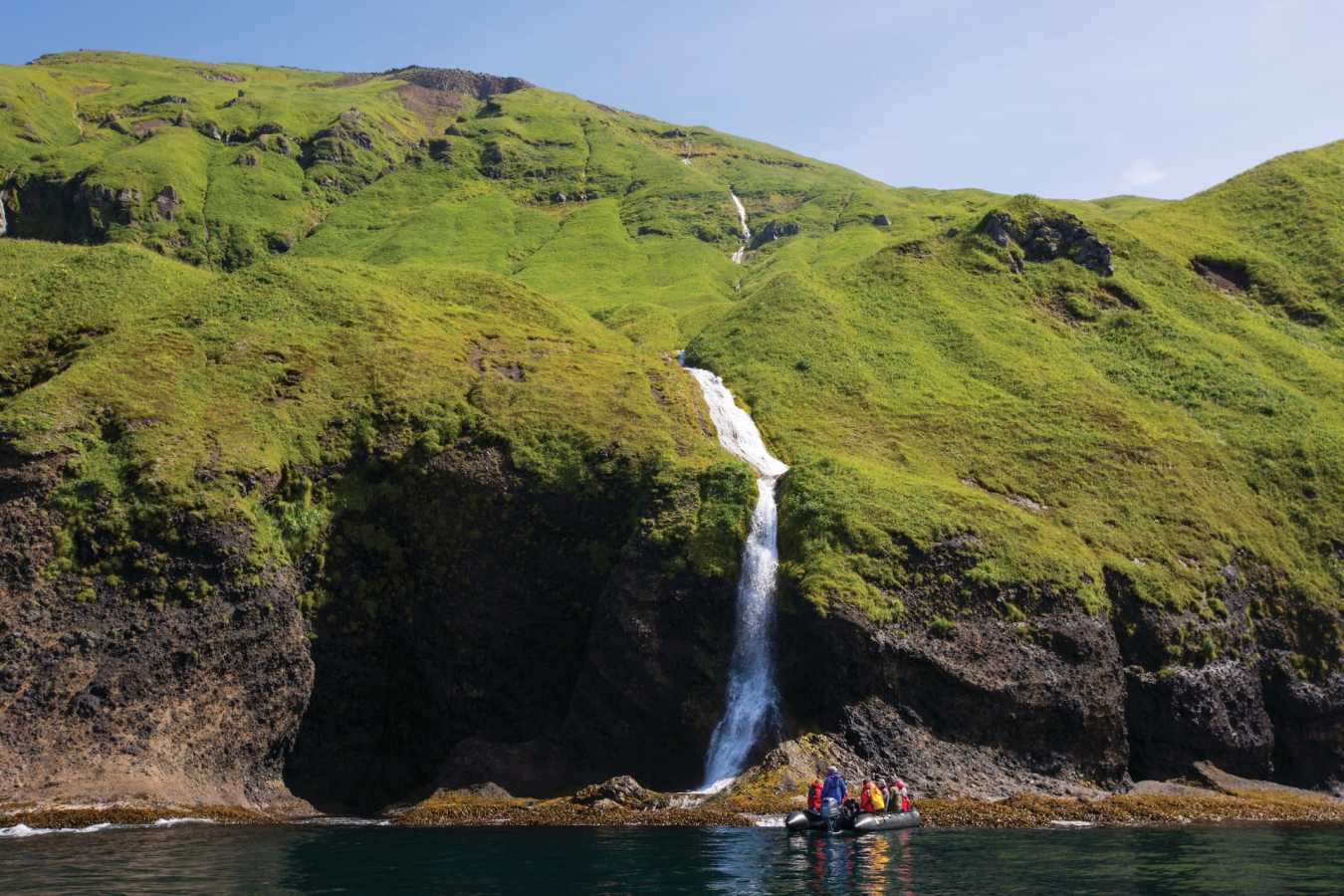 Zodiac excursion off the Silver Muse