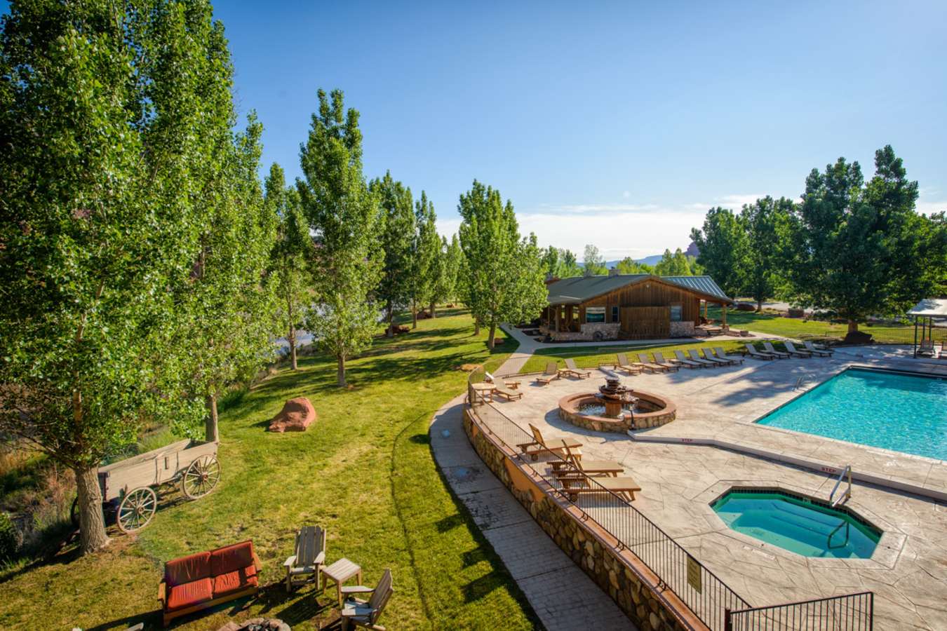 Pool area - Sorrel River Ranch