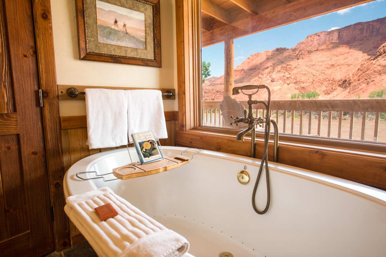 Bathtub with a view - Sorrel River Ranch