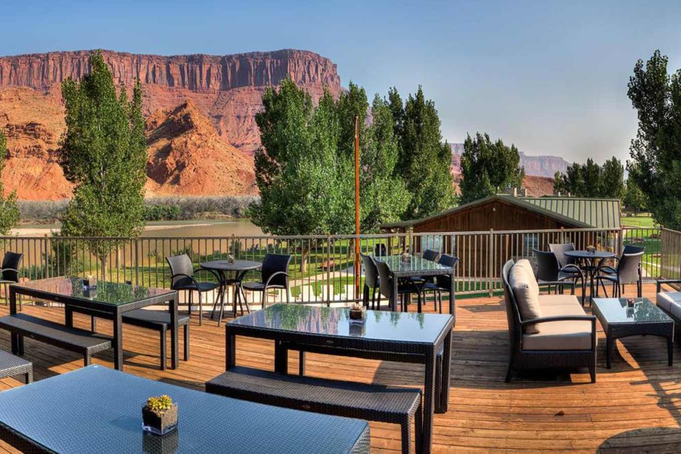 Deck with Panoramic Views - Sorrel River Ranch