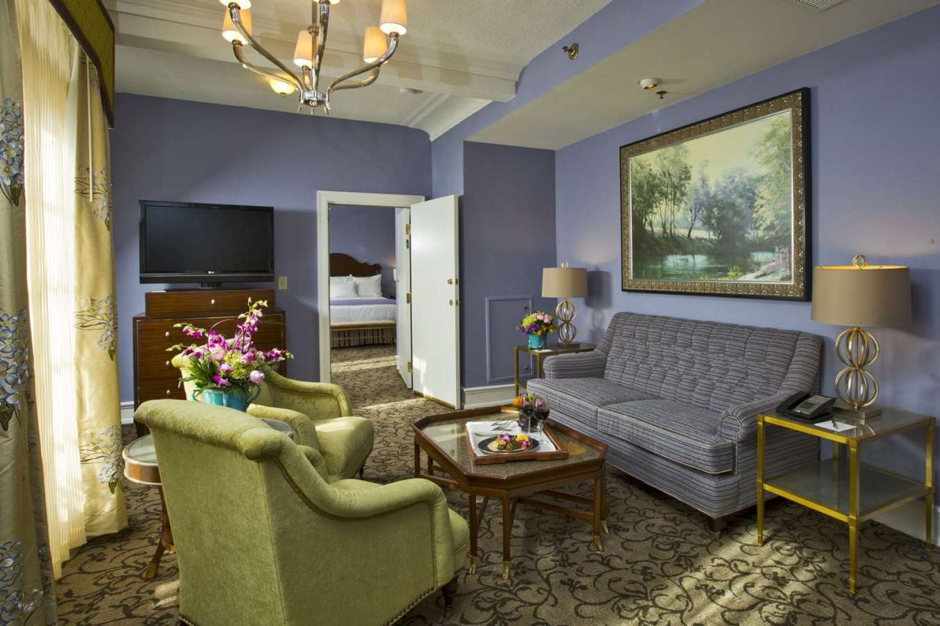 Junior Suite Parlor - The Peabody Memphis