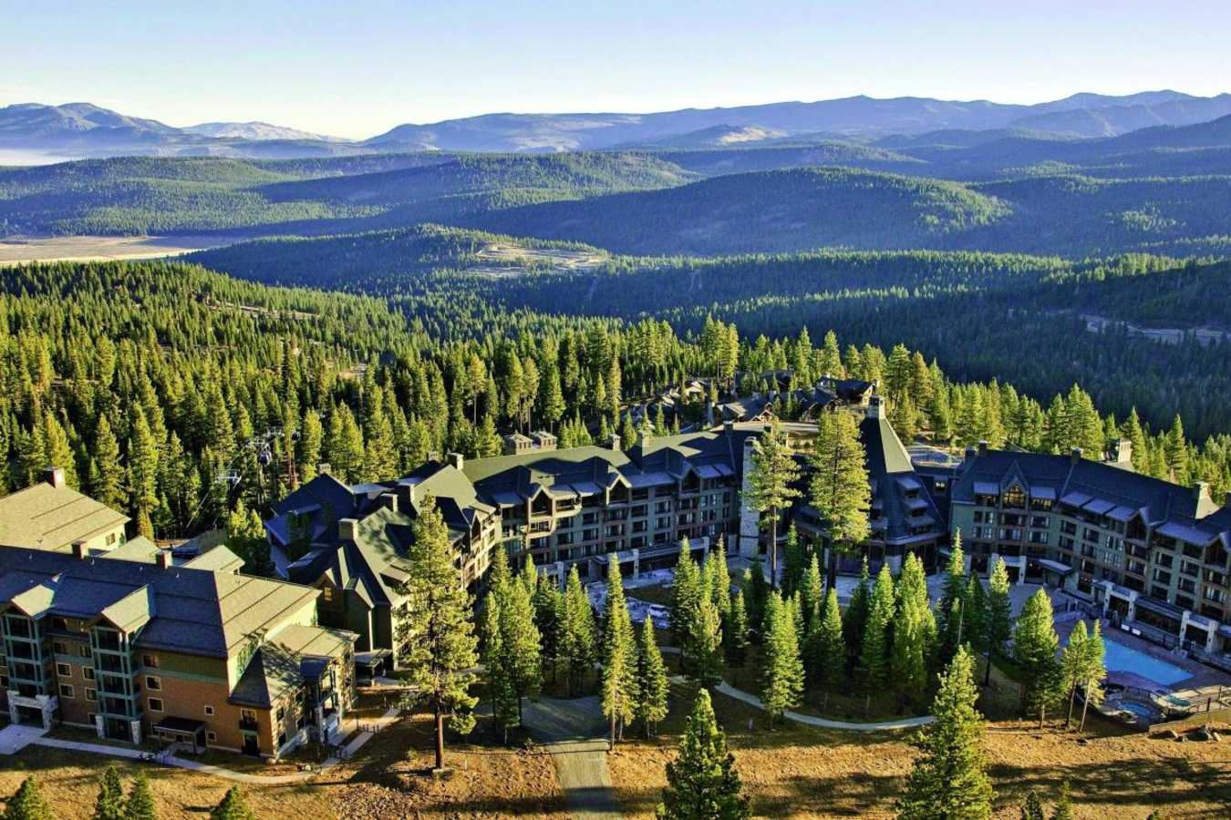 Hotel Aerial View - Ritz Carlton Lake Tahoe