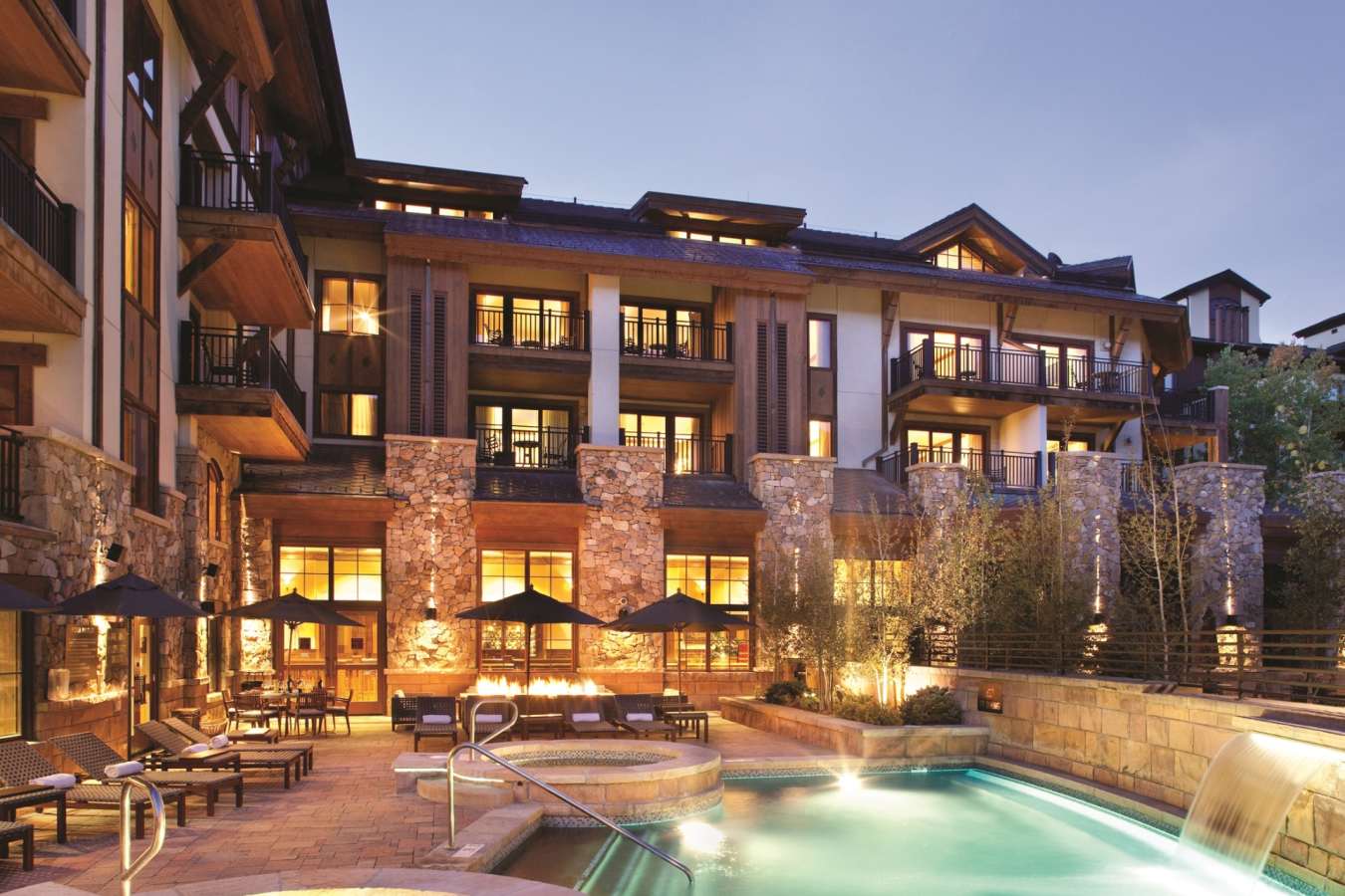 Outdoor pool - The Sebastian, Vail