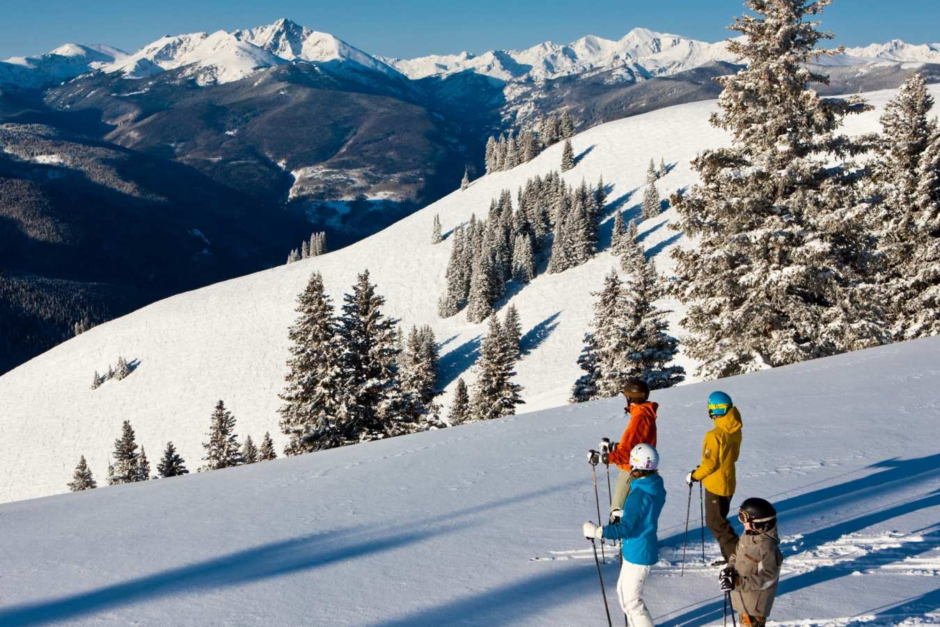 Skiing the back bowls - Vail