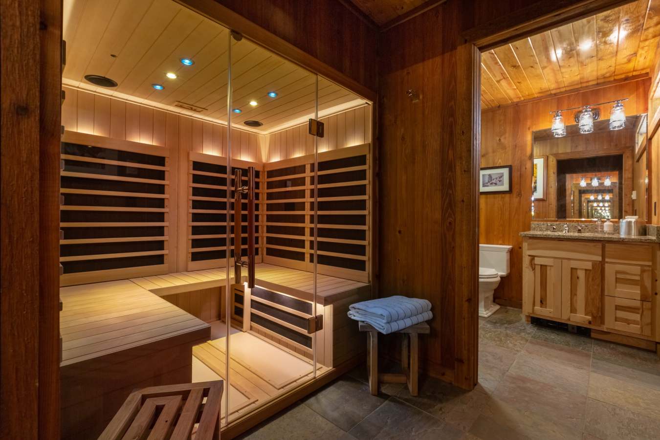 Poolside Sauna - Triple Creek Ranch