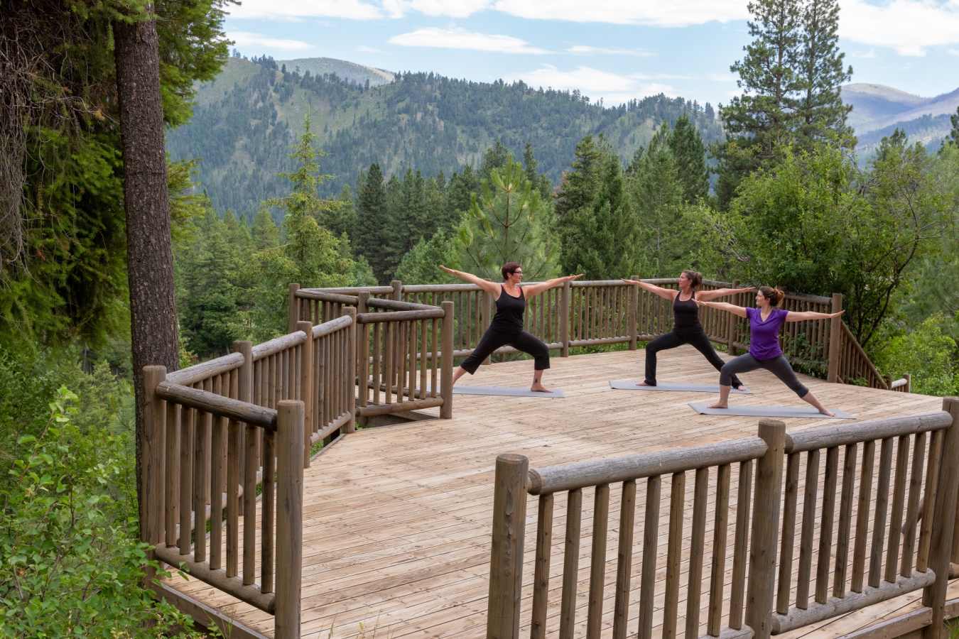 Outdoor Yoga - Triple Creek Ranch