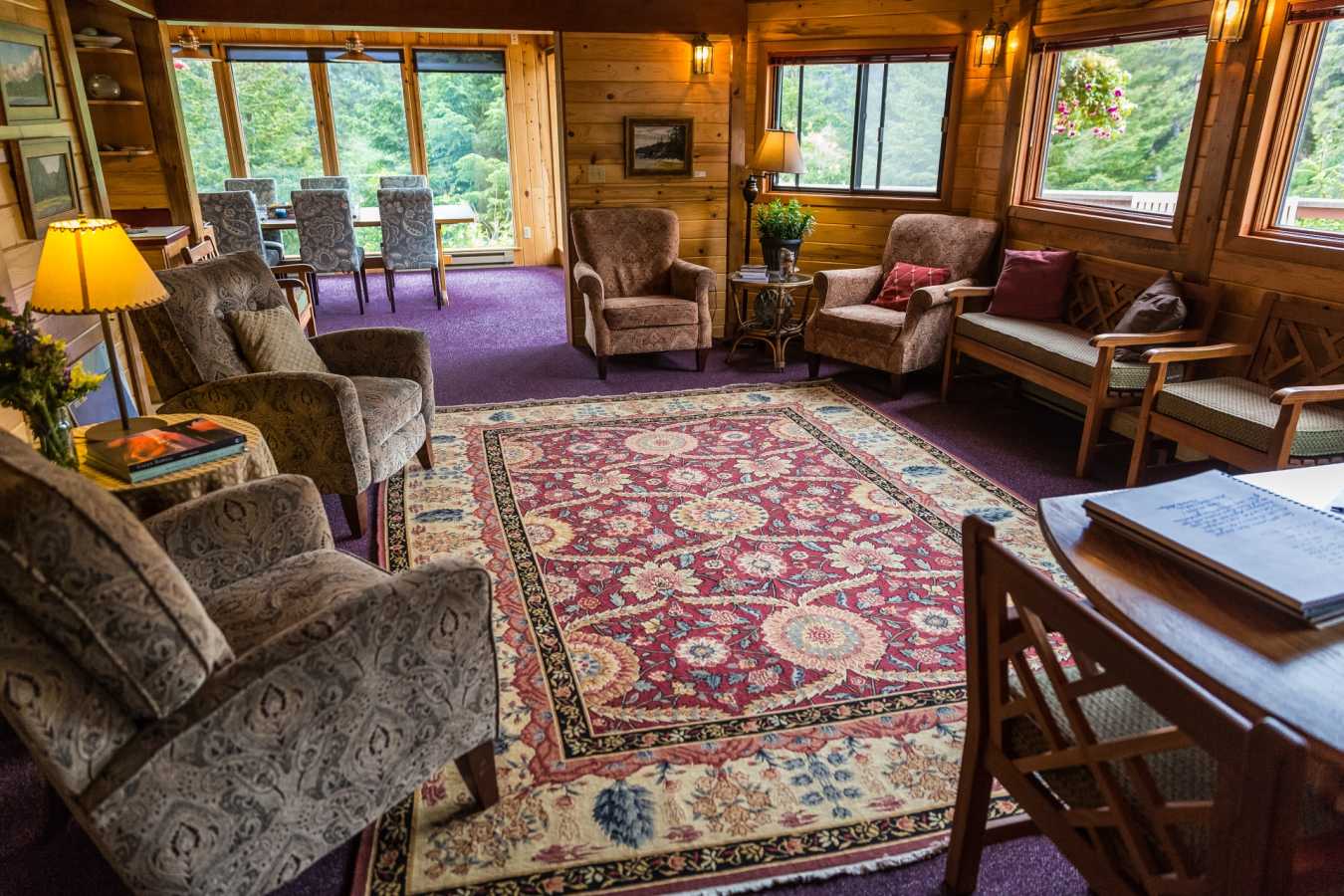 Main Lodge Sitting Room - Tutka Bay Lodge