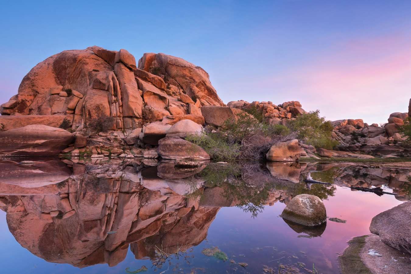 Barker Dam at Sunrise - Southern California Honeymoon