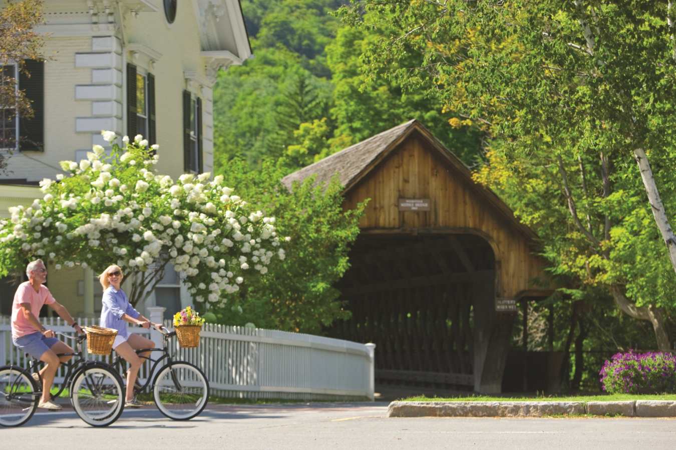 Biking in Woodstock - Boston and Vermont