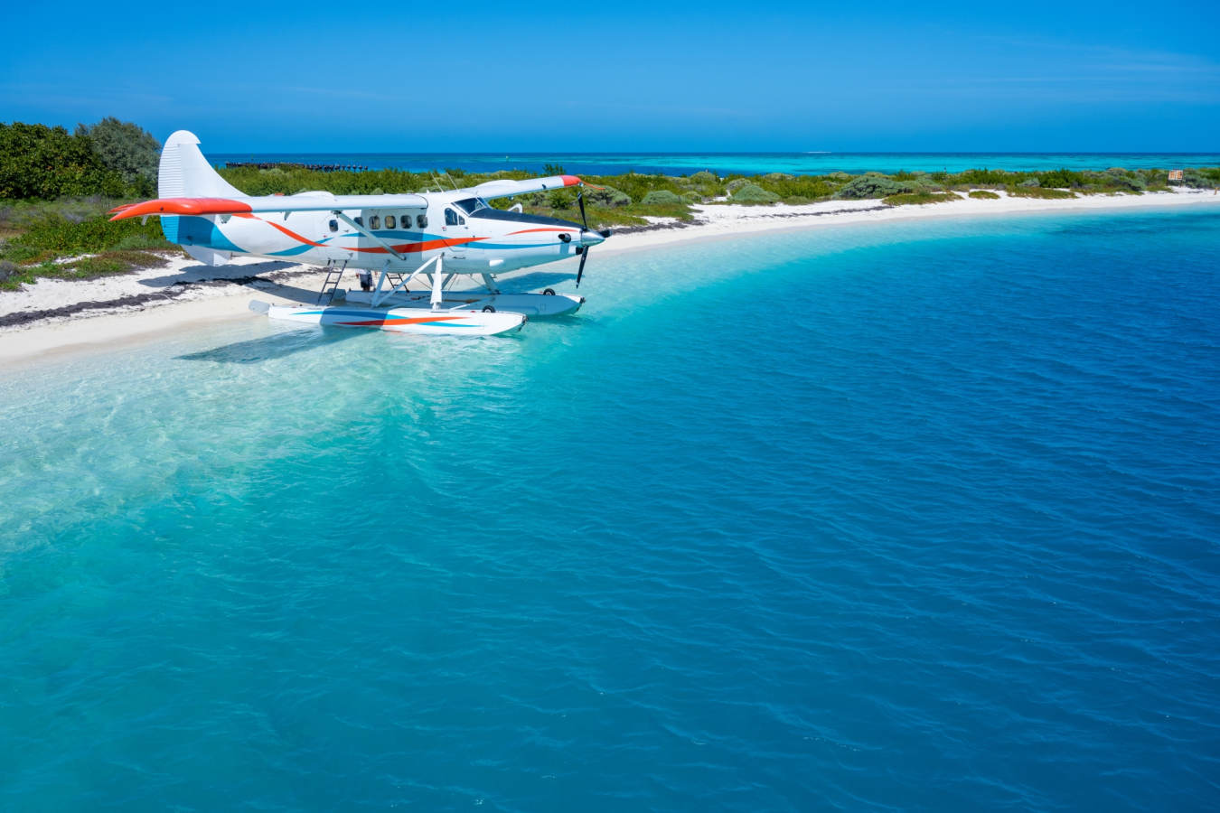 Sea Plane Garden Key in Dry Tortugas National Par