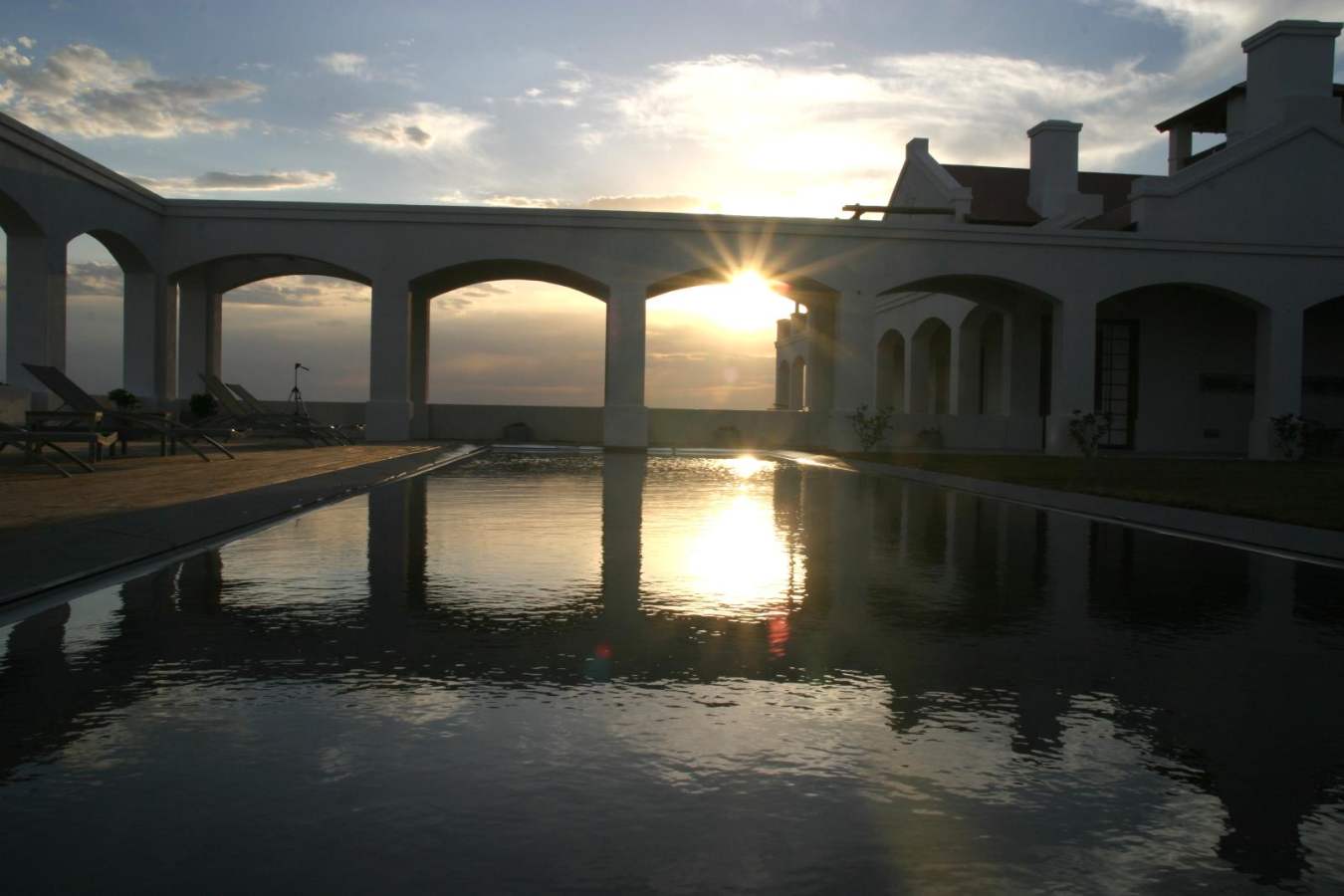 Pool at night - Estancia Vik