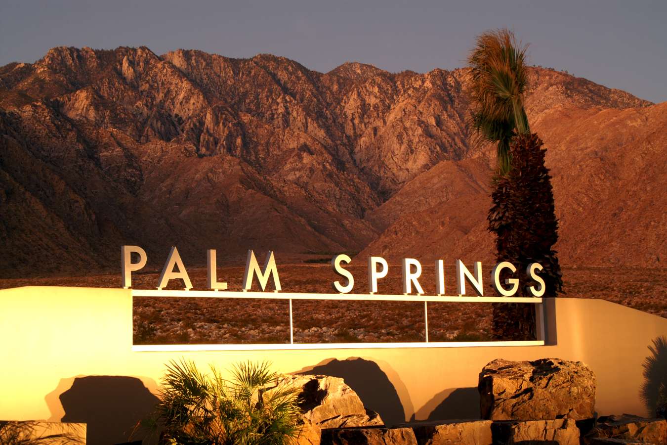 Palm Springs Welcome Sign  